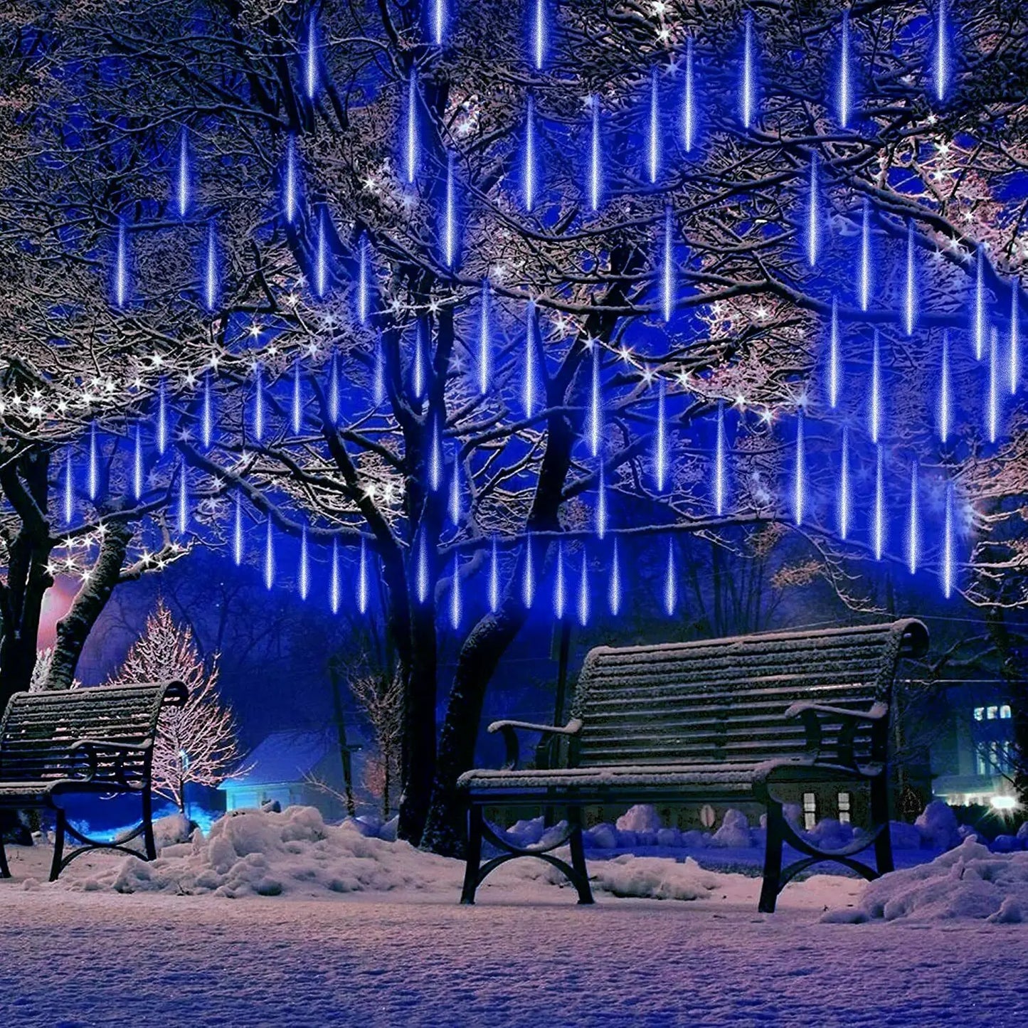 LED Meteor Shower Lights Falling Rain Drop