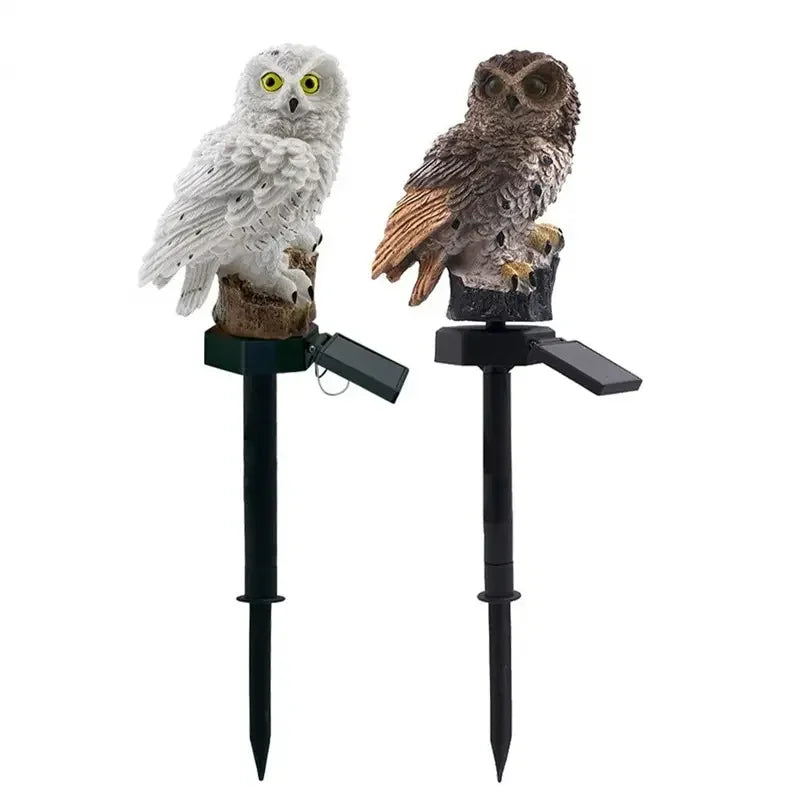 LED Solar Owl Garden Lights