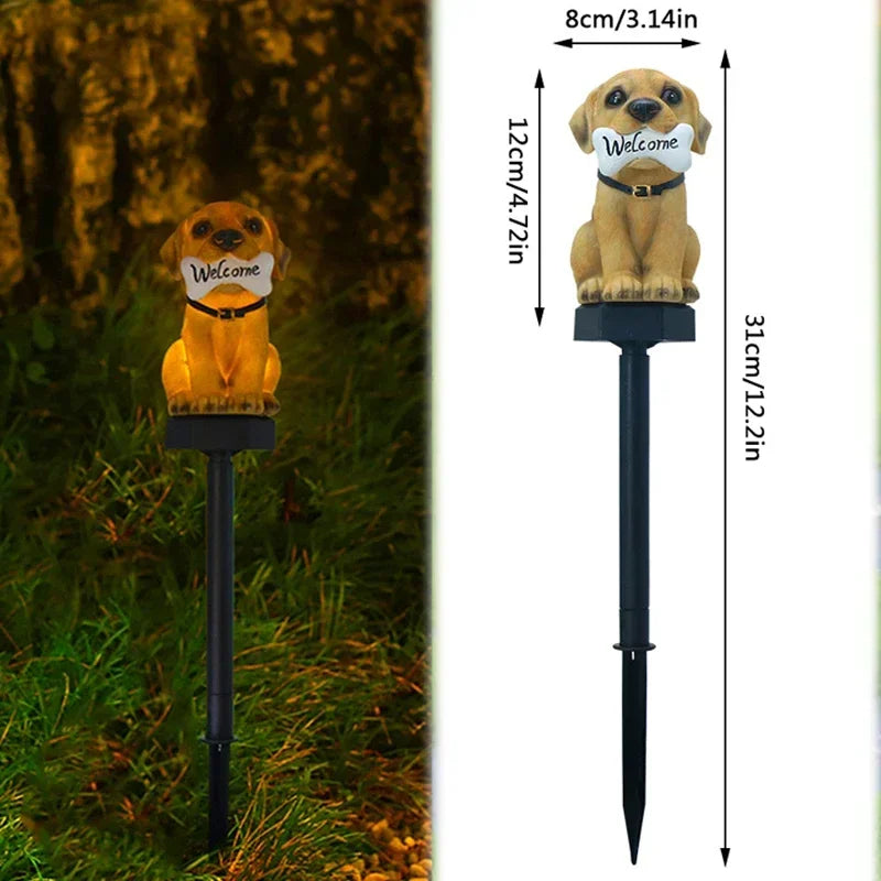 LED Solar Owl Garden Lights