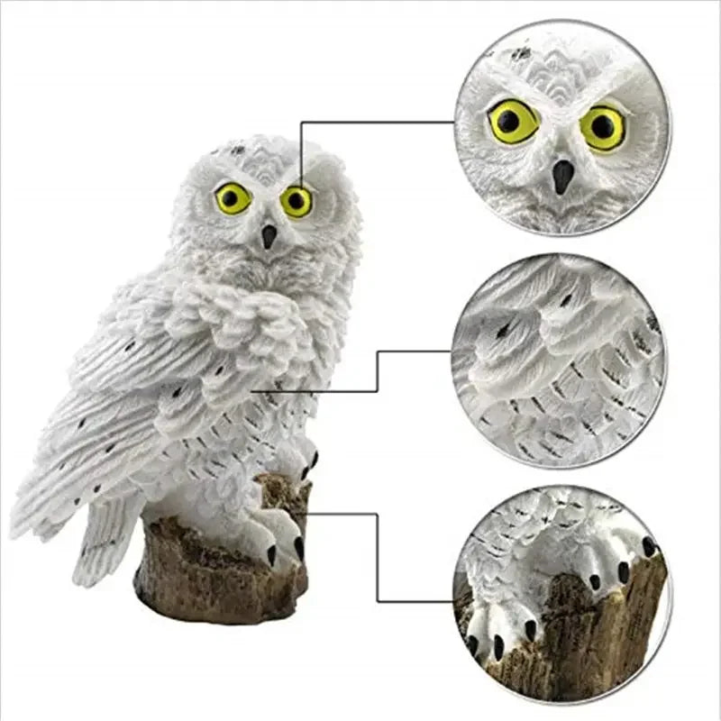 LED Solar Owl Garden Lights